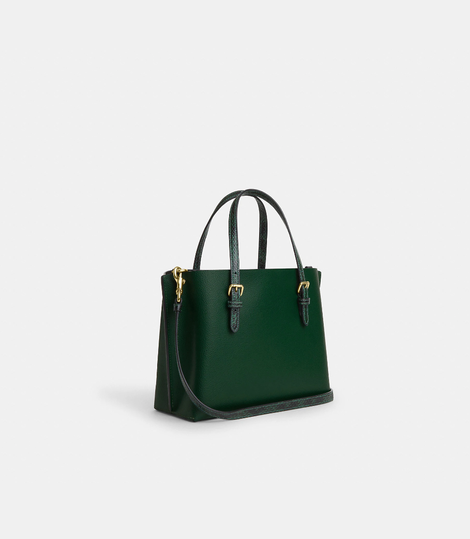 Load image into Gallery viewer, Coach Mollie Tote 25 In Leather Dark Pine (Pre-Order)
