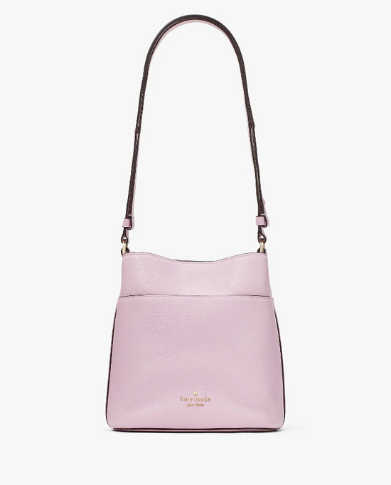 Kate Spade Leila Small Bucket Bag In Quartz Pink