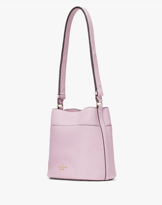 Kate Spade Leila Small Bucket Bag In Quartz Pink