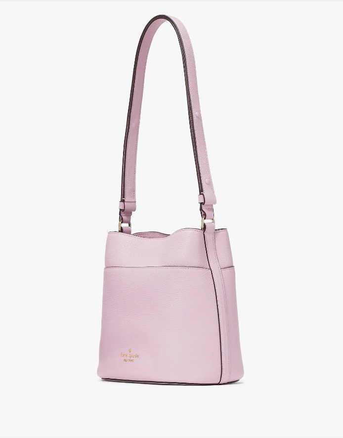 Kate Spade Leila Small Bucket Bag In Quartz Pink