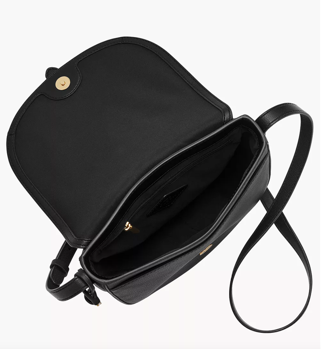 Fossil Emery Crossbody In Black (Pre-Order)