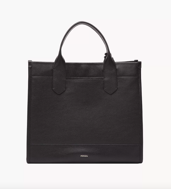 Fossil Kyler Large Tote In Black (Pre-Order)