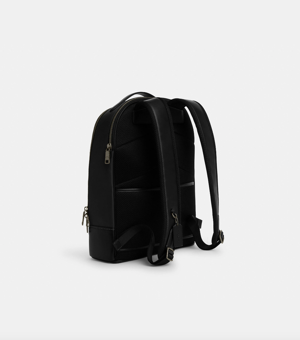 Load image into Gallery viewer, Coach Ethan Men Backpack In Gunmetal Black
