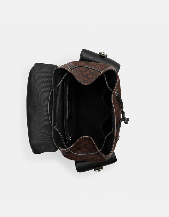 Load image into Gallery viewer, Coach Hudson Men Backpack In Signature Mahogany(Pre-Order)
