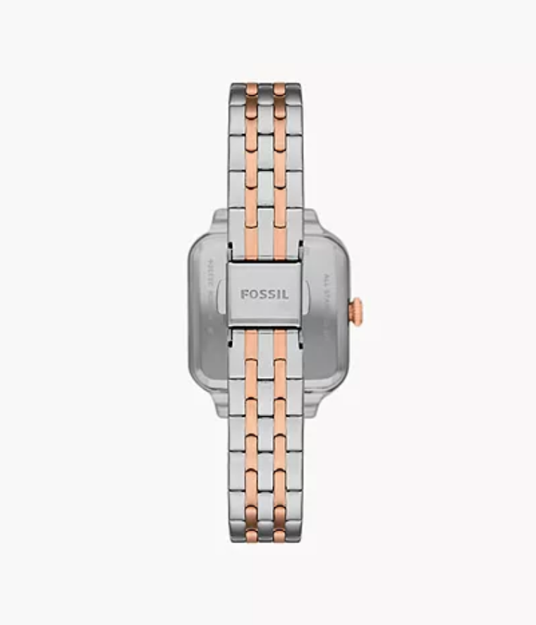 Fossil Women Watch Colleen Three-Hand Two-Tone Stainless Steel Watch Bq3907 (Pre-Order)