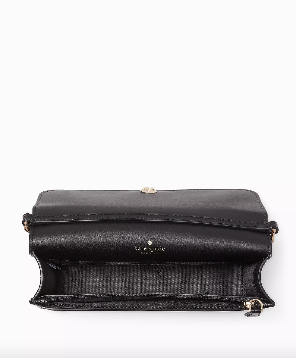 Load image into Gallery viewer, Kate Spade Madison Small Flap Crossbody In Black (Pre-Order)
