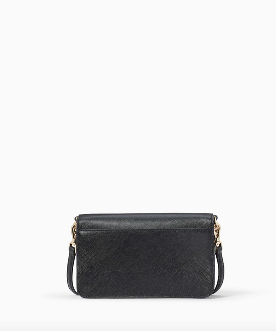 Load image into Gallery viewer, Kate Spade Madison Small Flap Crossbody In Black (Pre-Order)
