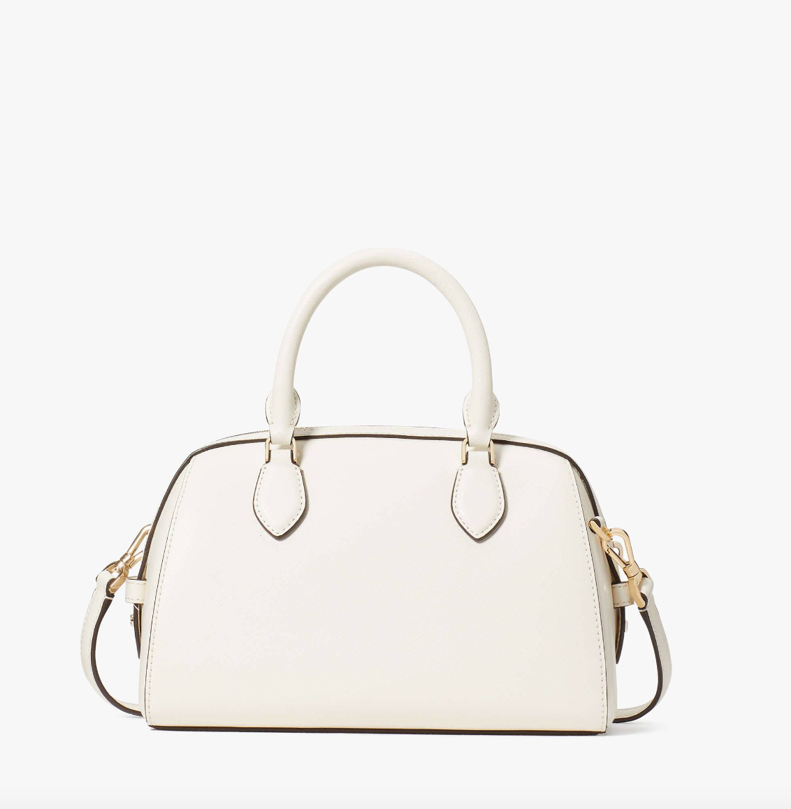 Kate Spade Madison Saffiano Leather Duffle Crossbody In Meringue