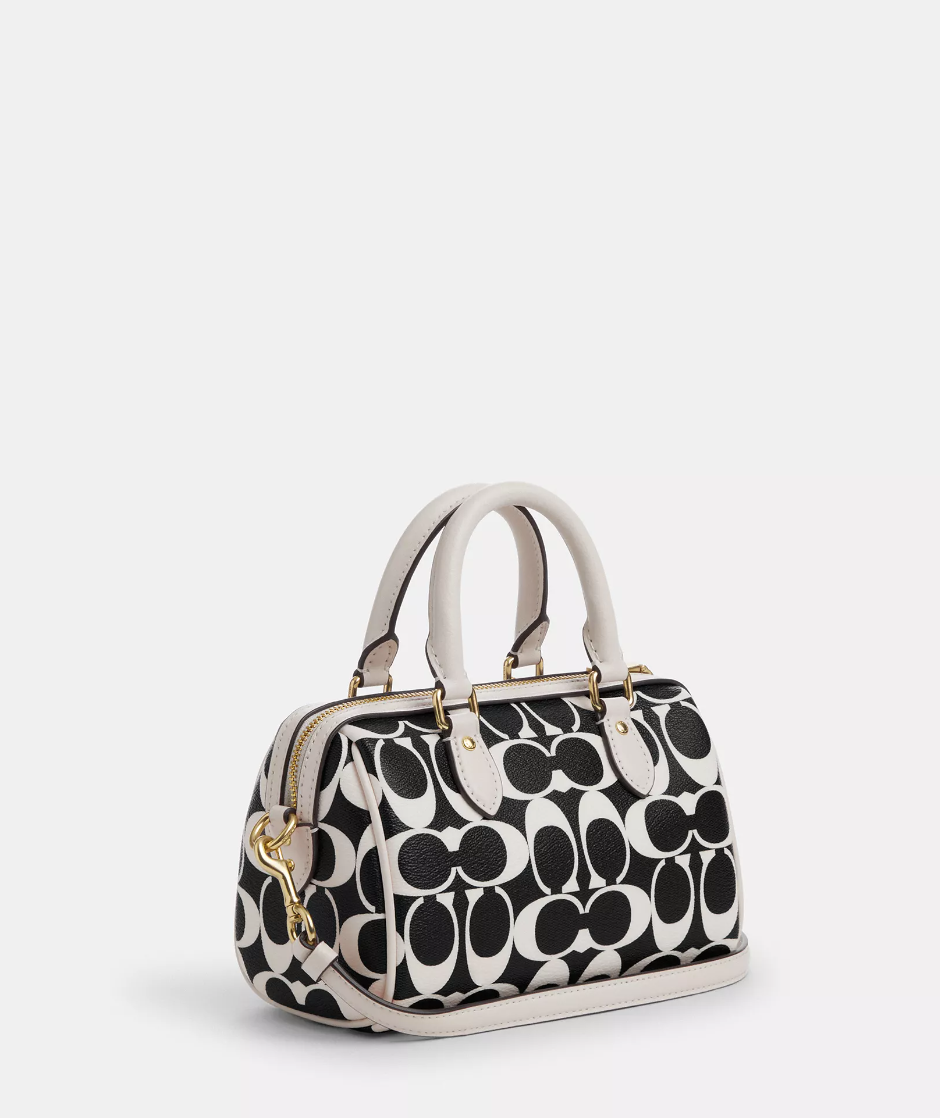 Coach heather grey 2025 mini grab bag