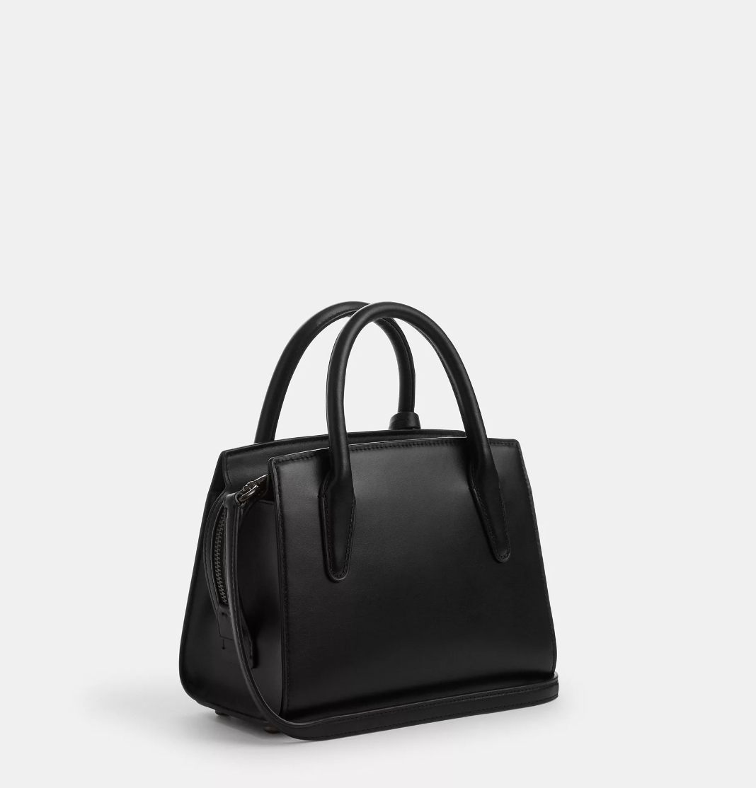 Coach Andrea Carryall In Black Copper