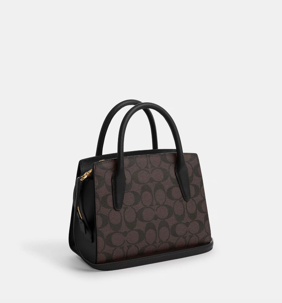 Load image into Gallery viewer, Coach Andrea Carryall In Signature Brown Black (Pre-Order)
