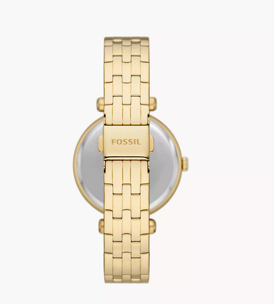 Fossil Women Tillie Solar-Powered Gold-Tone Stainless Steel Watch Bq3818