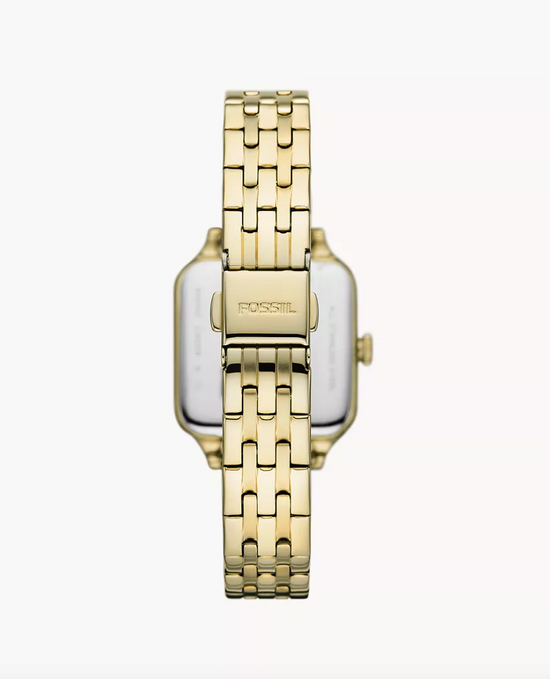 Fossil Women Colleen Three-Hand Gold-Tone Stainless Steel Watch Bq3917