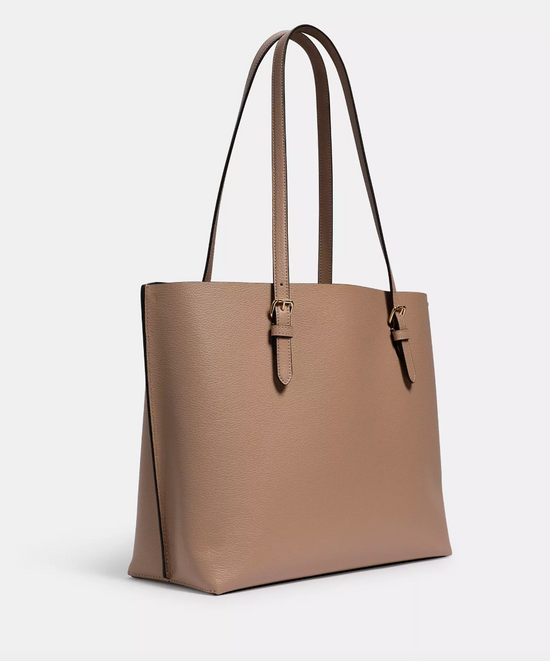 Load image into Gallery viewer, Coach Mollie Tote In Taupe Oxblood (Pre-Order)
