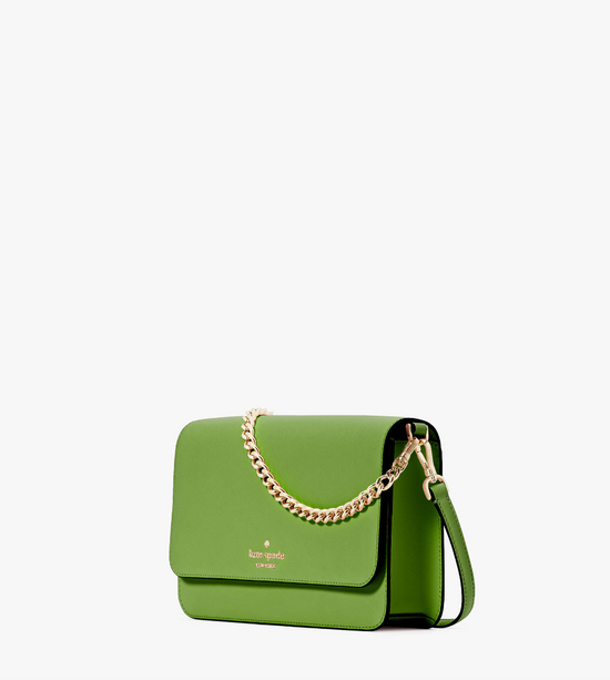 Kate Spade Madison Flap Convertible Crossbody In Turtle Green (Pre-Order)