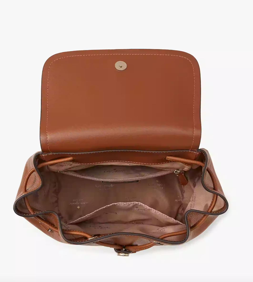 Kate Spade Rosie Medium Flap Backpack In Warm Gingerbread (Pre-Order)