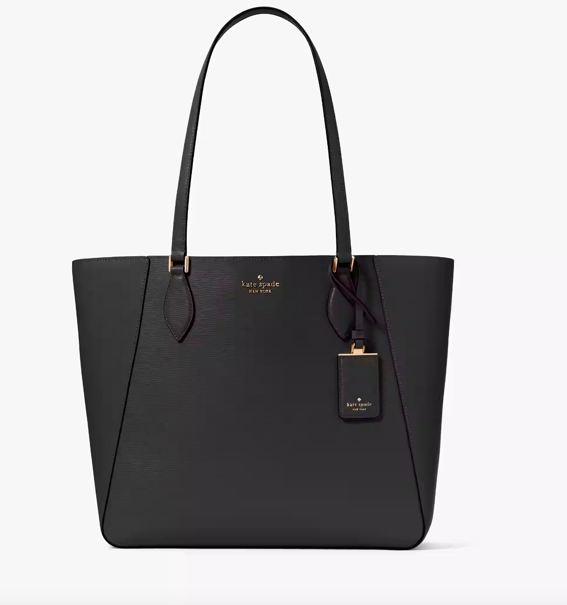 Large black kate spade tote sale