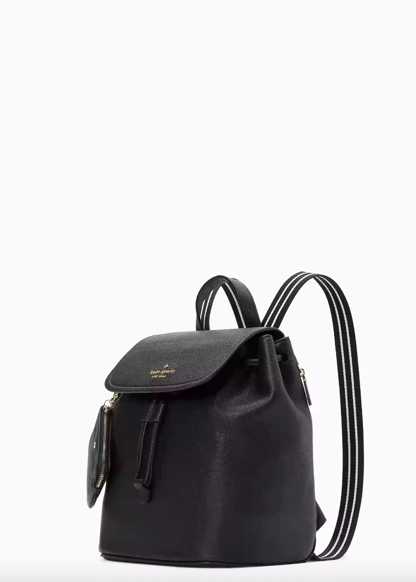 Load image into Gallery viewer, Kate Spade rosie medium flap backpack In Black (Pre-Order)
