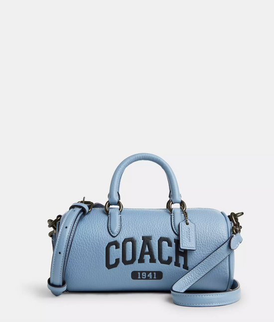Coach Lacey Crossbody With Varsity In Cornflower