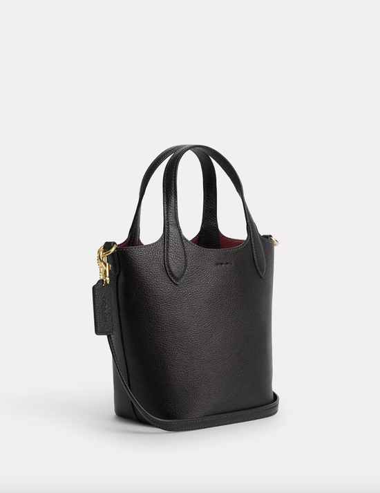 Coach Hanna Bucket Bag In Black