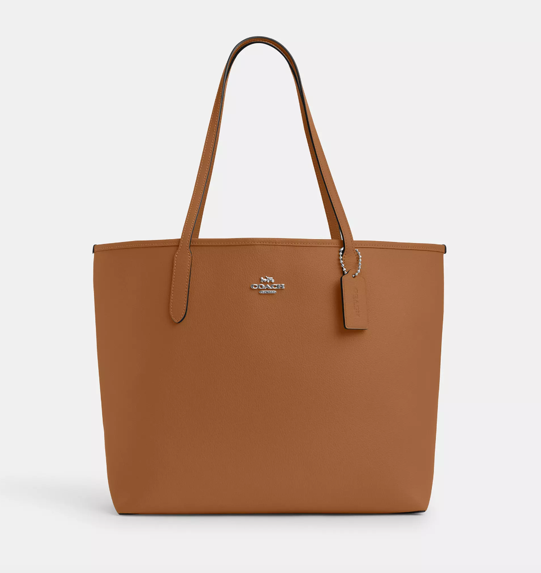 Coach City Tote In Light Saddle (Pre-Order)