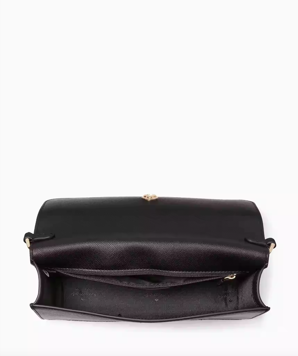 Kate Spade Madison Flap Convertible Crossbody In Black