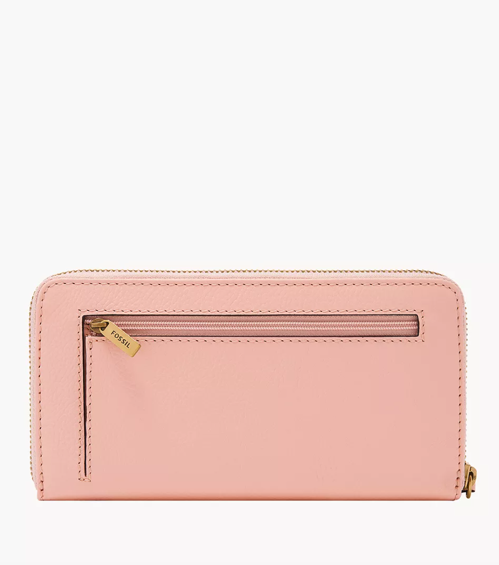 Fossil Jori Zip Clutch In Renaissance Rose (Pre-Order)