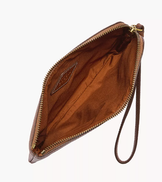 Fossil Sofia Wristlet In Medium Brown (Pre-Order)