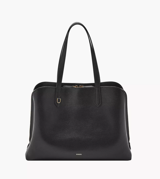 Fossil Wren Work Tote In Black (Pre-Order)