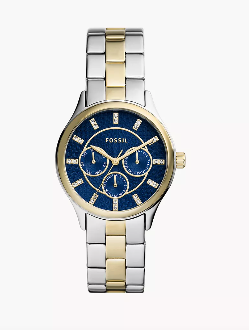 Fossil Women Modern Sophisticate Multifunction Two-Tone Stainless Steel Watch Watch Bq3913 (Pre-Order)