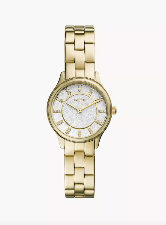 Fossil Women Modern Sophisticate Three-Hand Gold-Tone Stainless Steel Watch Bq3916 (Pre-Order)