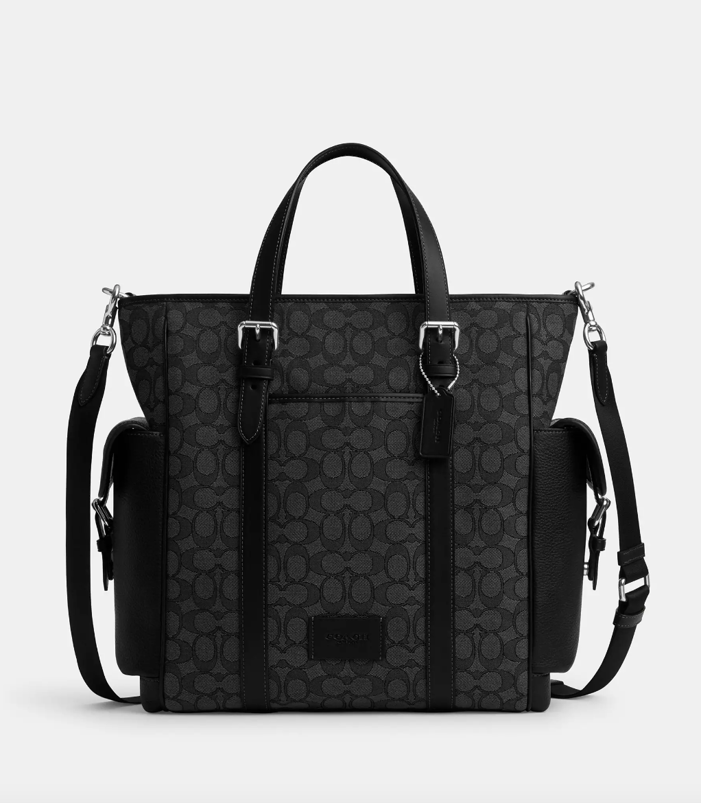 Coach tote men sale