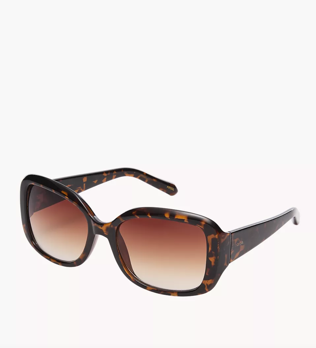 Fossil Square Sunglasses In Tortoise