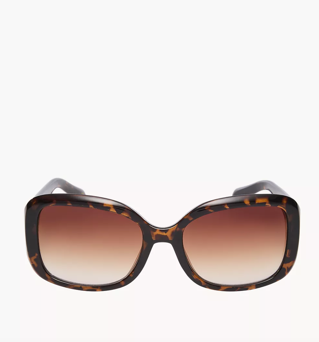 Fossil Square Sunglasses In Tortoise