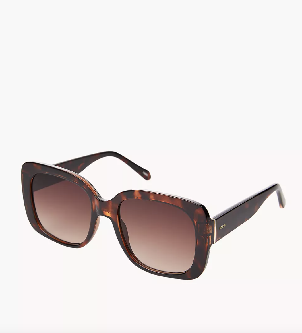 Fossil Butterfly Sunglasses In Tortoise