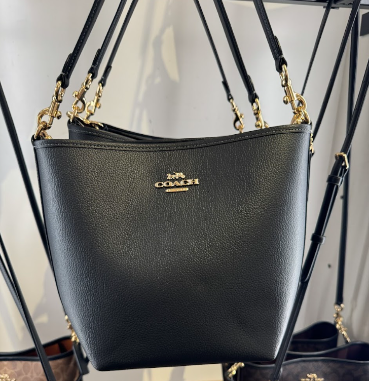 Coach City Bucket Bag In Double Face Leather Black (Pre-Order)
