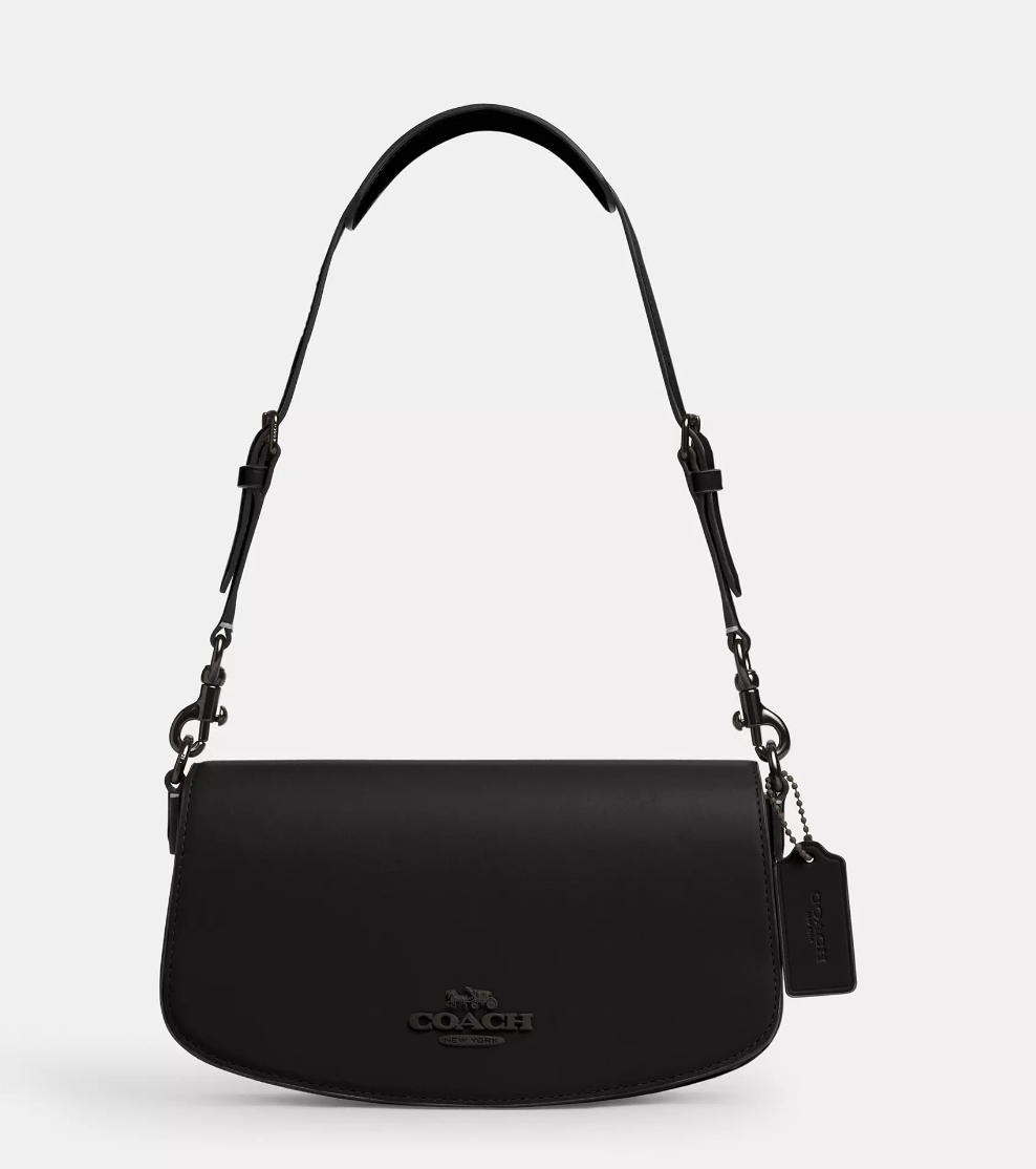 Coach Andrea Shoulder Bag In Black Cooper (Pre-Order)