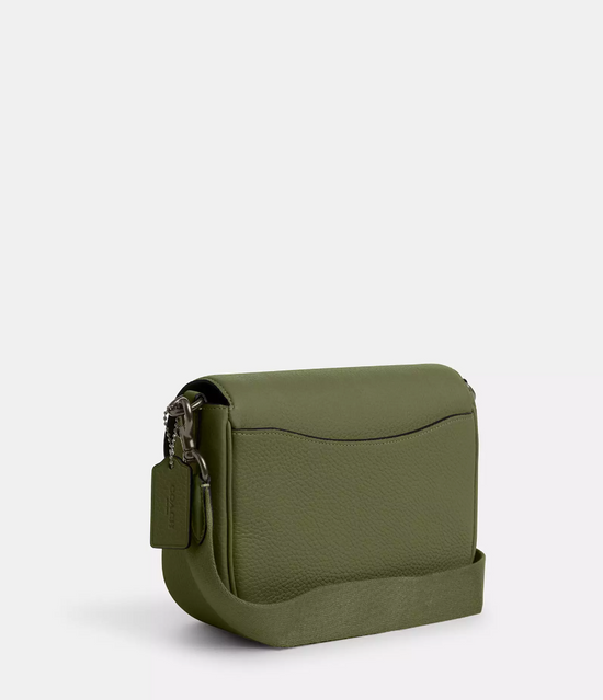 Coach Amelia Saddle Bag In Military Green (Pre-Order)