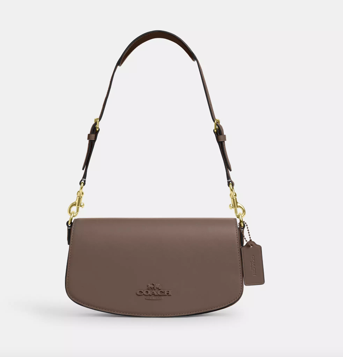 Coach Andrea Shoulder Bag In Dark Stone (Pre-Order)