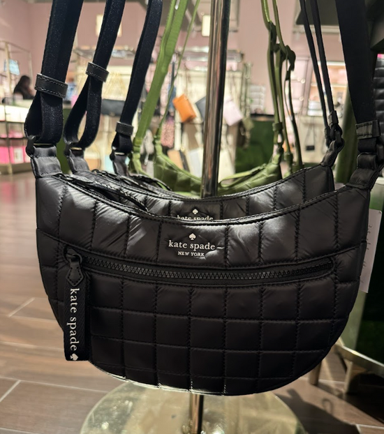 Kate Spade Camden Quilted Sling Bag In Black