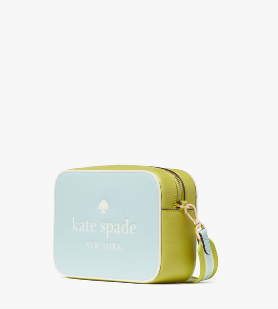 Kate Spade Oh Snap Colorblock Mini Camera Bag In Blue Glow Multi