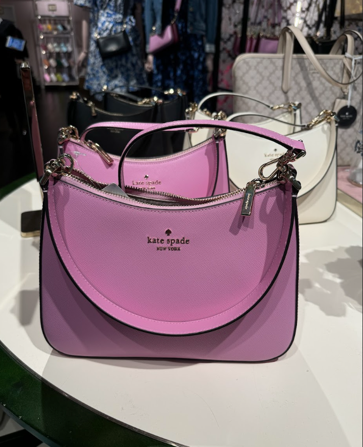 Kate Spade Madison Shoulder Bag In Berry Cream