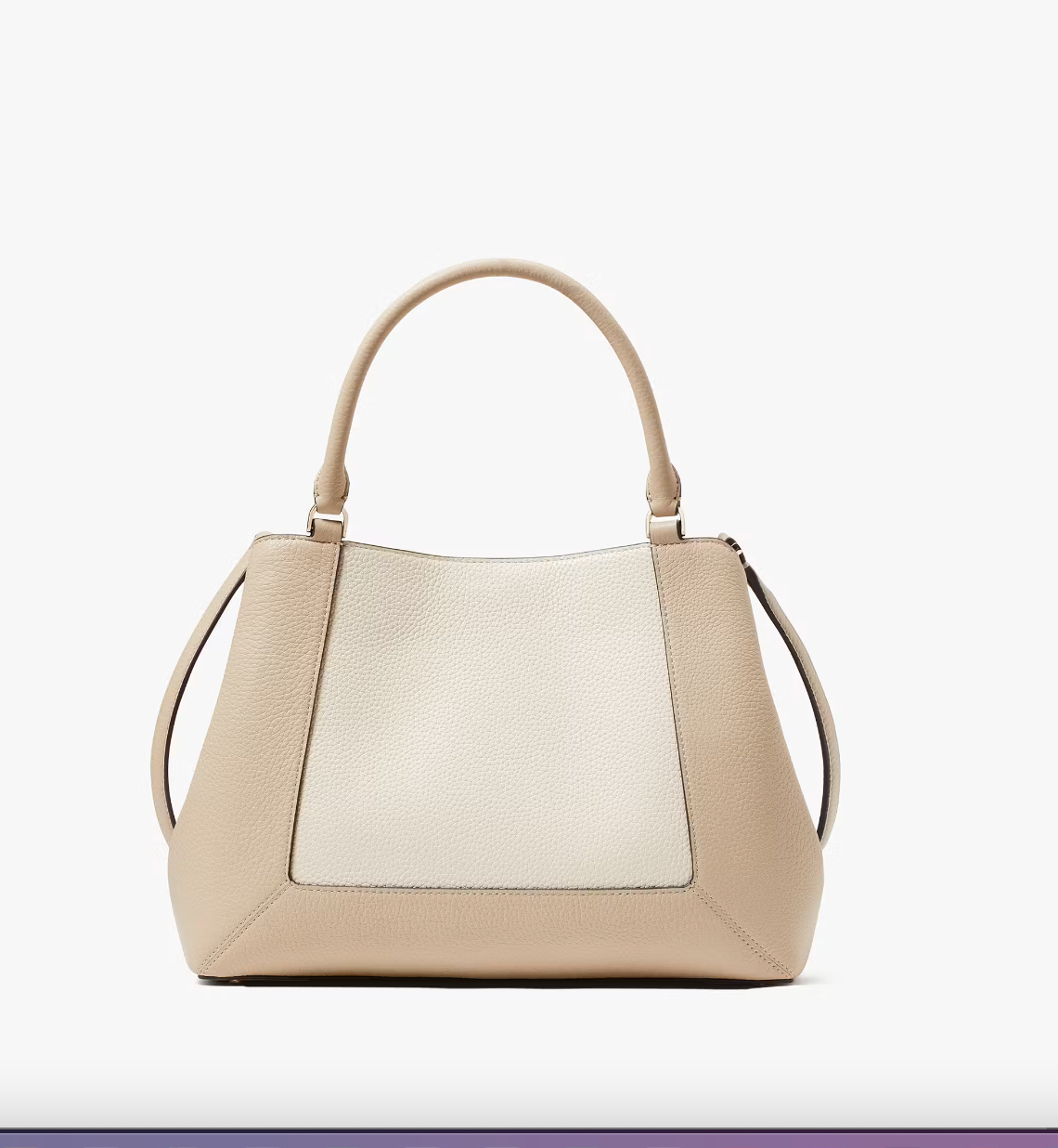 Kate Spade Lena Colorblock Satchel In Light Sand Multi