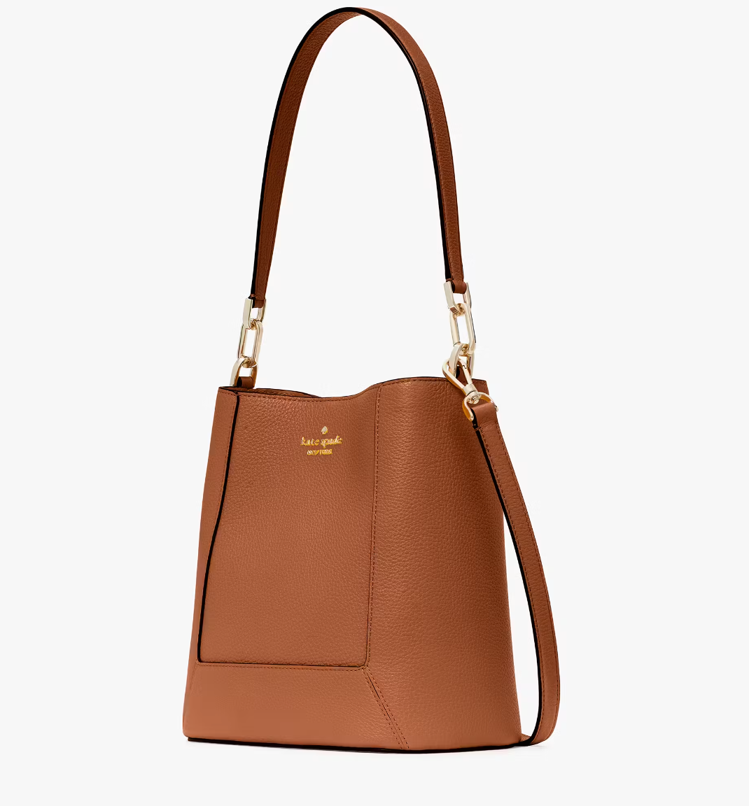 Kate Spade Lena Bucket Bag In Warm Gingerbread