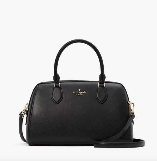 Kate Spade Madison Large Dolly Duffle Crossbody In Black