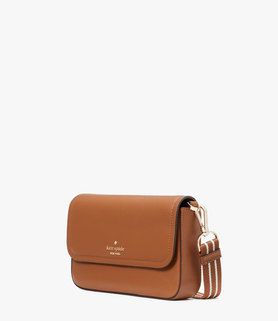 Kate Spade Rosie Flap Crossbody In Warm Gingerbread