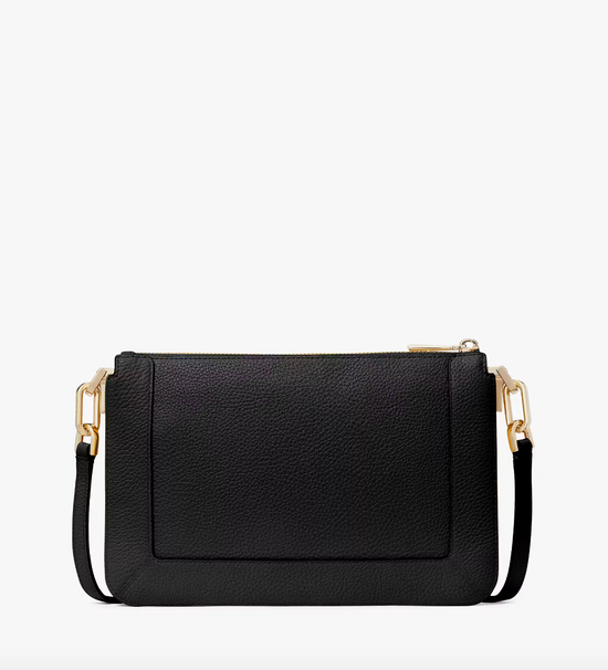 Kate Spade Lena Double Compartment Crossbody In Black