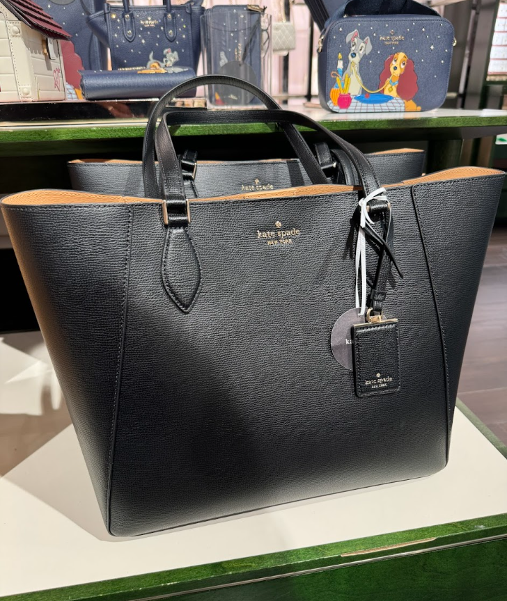 Kate Spade Poppy Tote In Black