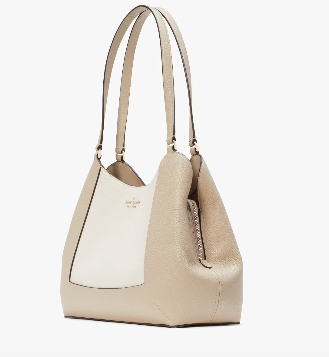 Kate Spade Lena Colorblock Triple Compartment Shoulder In Light Sand Multi (Pre-Order)