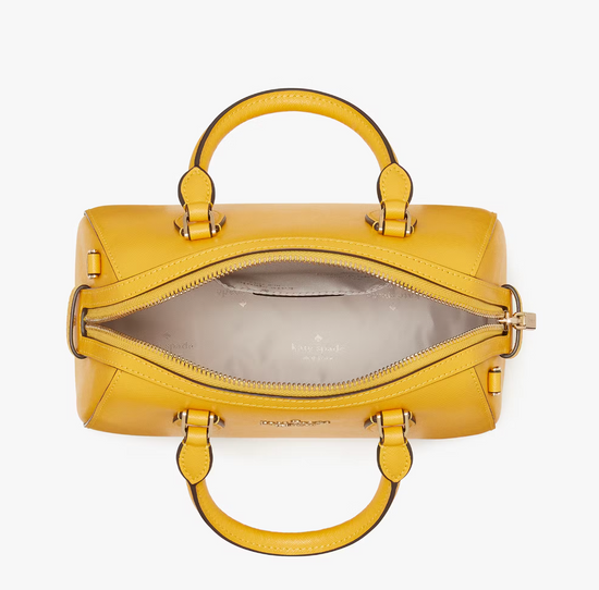 Kate Spade Madison Saffiano Leather Duffle Crossbody In Daffodil